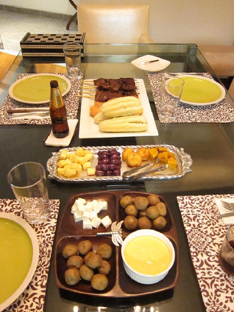 The feast at Karla and Steve&rsquo;s