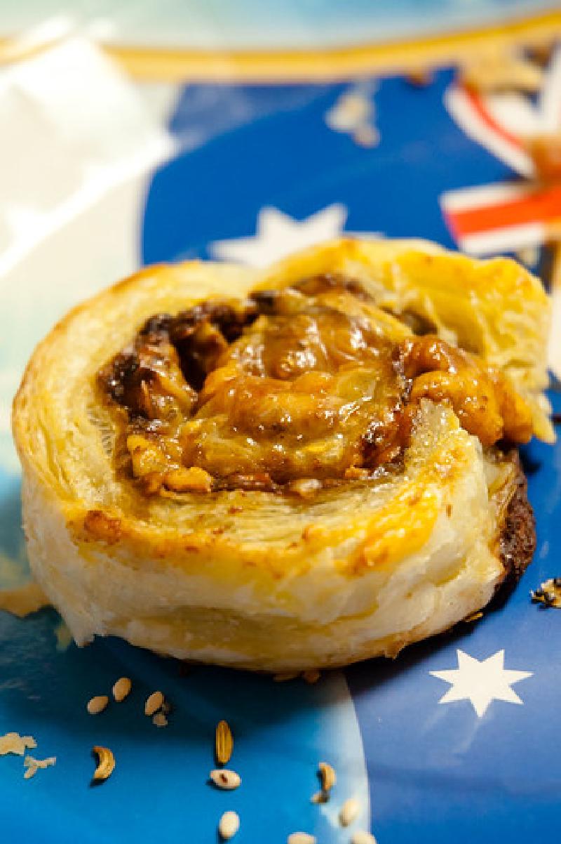 Cheese and vegemite scrolls