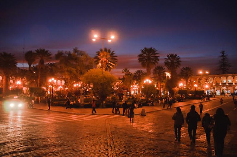 Sunset in Arequipa