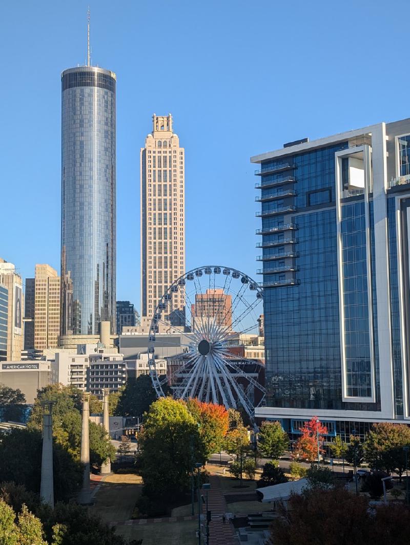 View from hotel